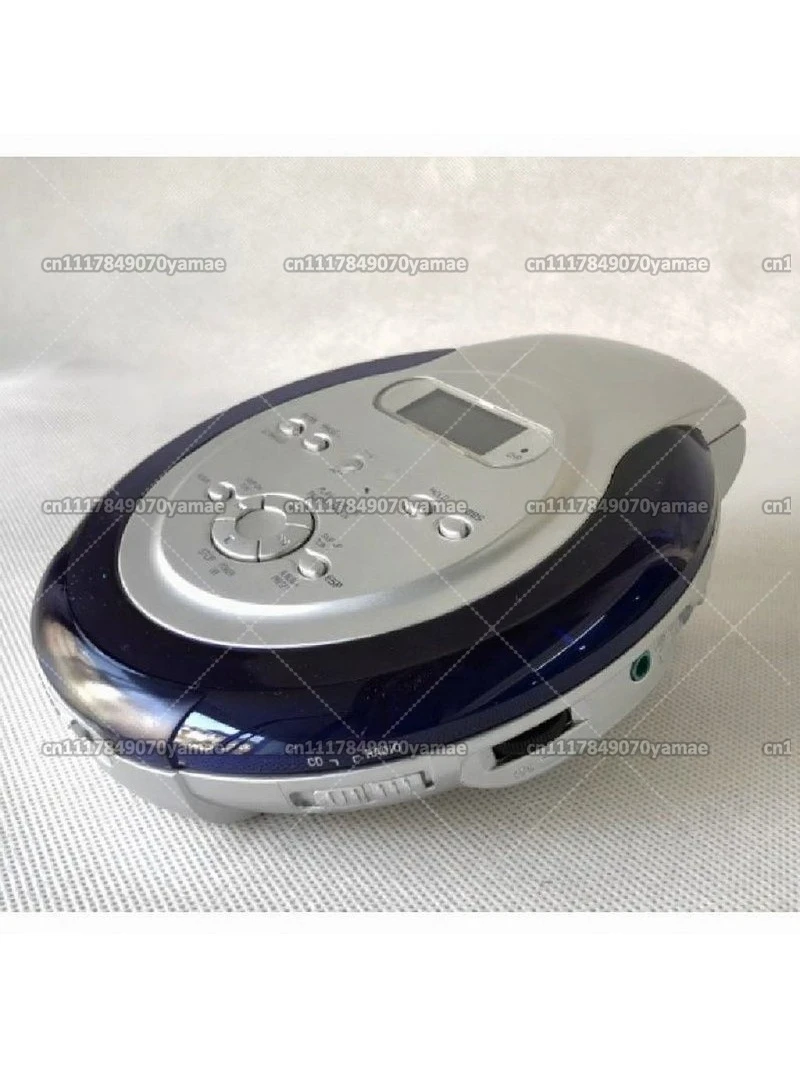 Portable CD Player Walkman Bass Boost LCD Display Shockproof MP3 3.5mm Audio Jack