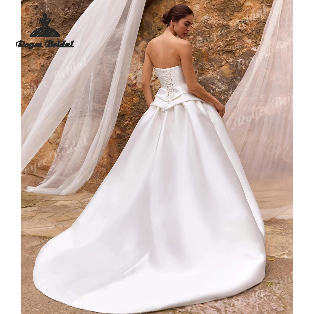 Elegant Sweetheart Lace A Line Wedding Dresses 2026 Detachable Bolero Customized Beach Bridal Gown Custom vestido de novia
