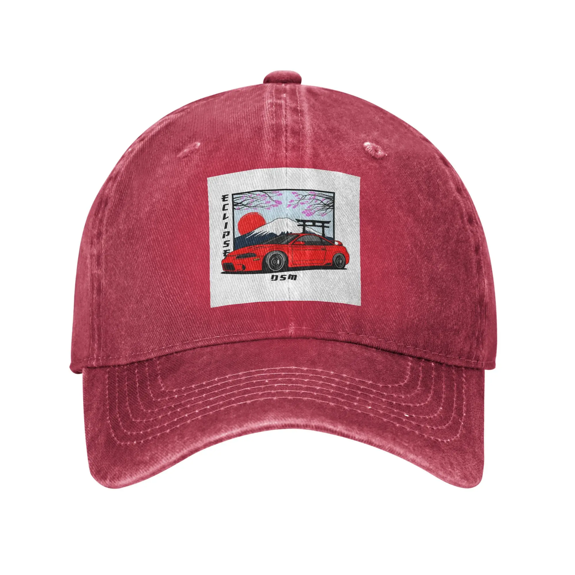 Eclipse Japan Style Denim Cap Casual Baseball Caps Adjustable Hat Summer Unisex Baseball Hats