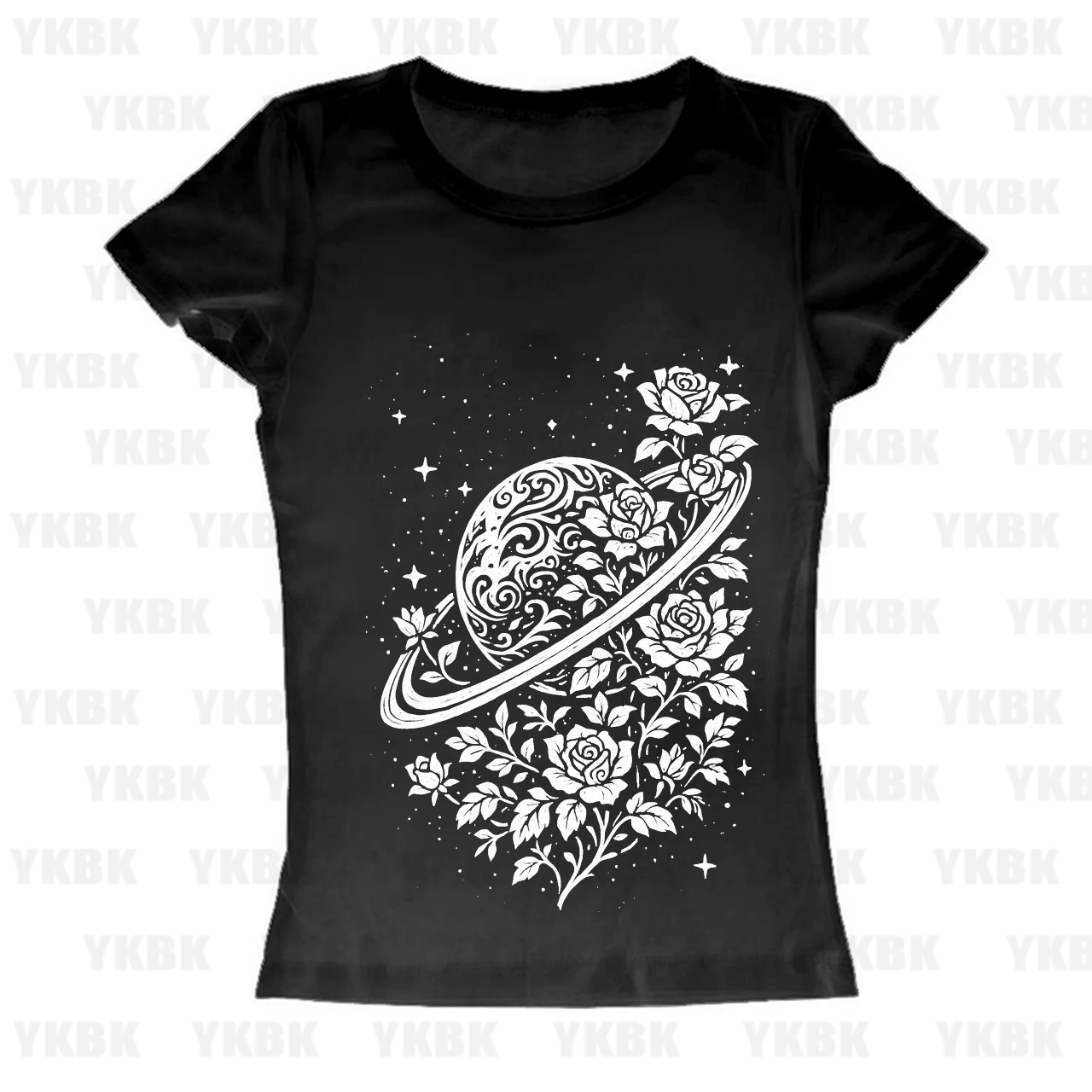 Aesthetic Vintage 2000s Gothic Punk Baby Tees Women Tops T-Shirts Clothes Y2k Short Sleeve Y2k Style Crop Tops Spider Graphic Te
