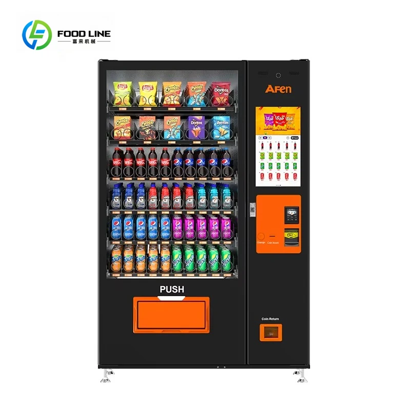 

22 Inch Touch Screen Snack Drink Gift Multimedia Advertising Display Drink and Snack Vending Machine