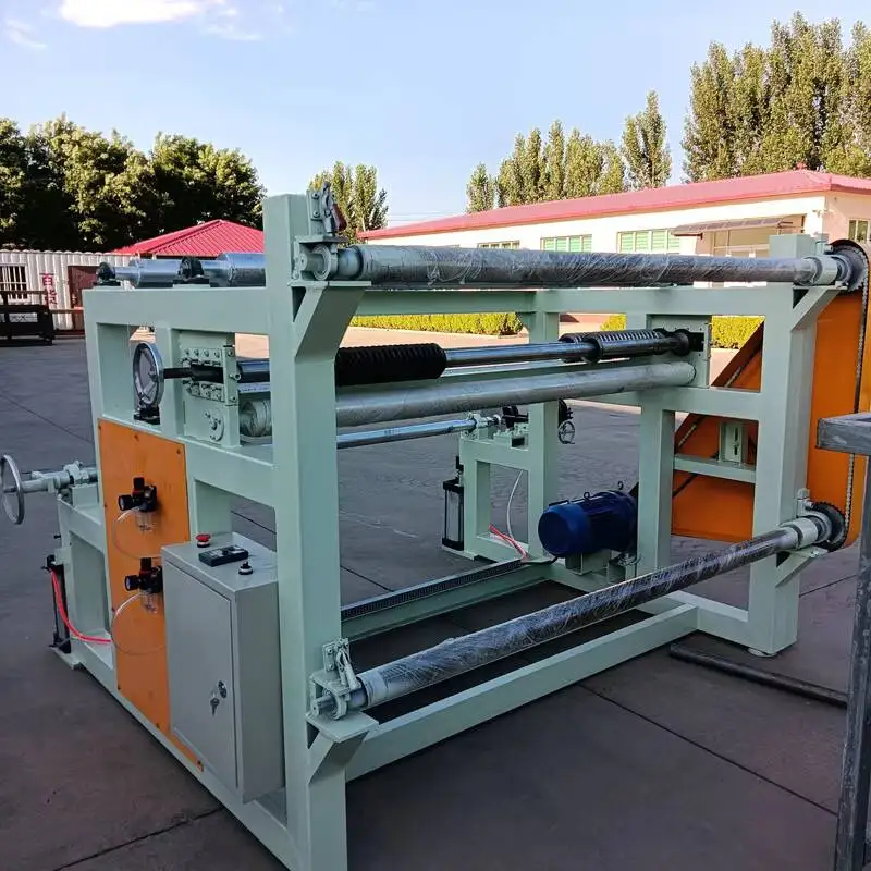 

Automatic Giant Roll To Sheet Cutting And Re-Winding Machine, Kraft Paper Slitting Machine