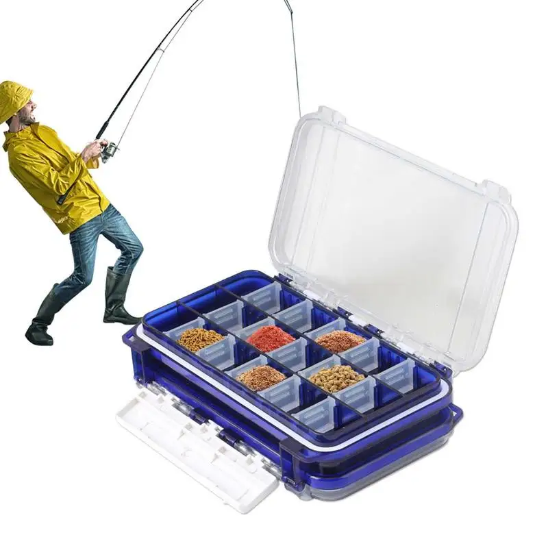

Fishing Tackle Box Fish Box Storage Organizer With Multi-Compartment Convenient Lure Box Tackle Boxes For Baits Lures Hooks And