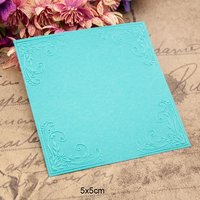 Leaves Corner Embossing Folders New 2024 For Card Making Supplies Paper Craft Supplies Scrapbooking Plastic Embosser Stencil DIY