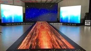 Layar Panggung Interaktif P3.91mm SMD2121, Proyeksi Lantai, Layar LED Luar Ruangan Tahan Cuaca Khusus
