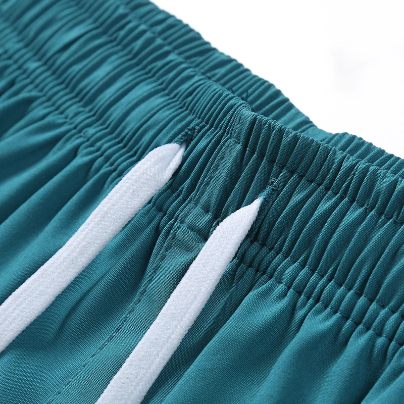 Fashion Lace Up Spliced Striped High Waist Casual Shorts Men's Clothing 2024 Summer New Loose All-match Elastic Board Shorts