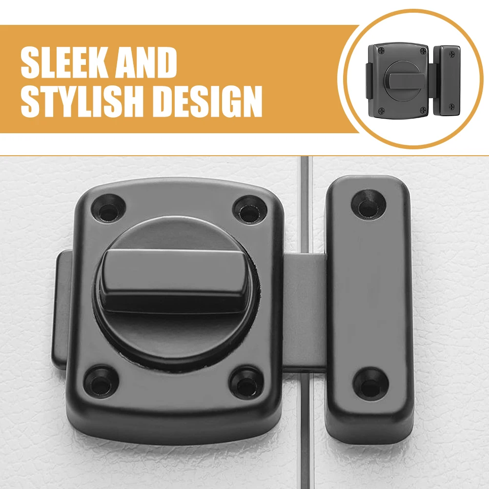 

Slide Bolt Latch Zinc Alloy Door Lock for Bathroom Bedroom Closet Attic French Screen Doors Interior Security Latch