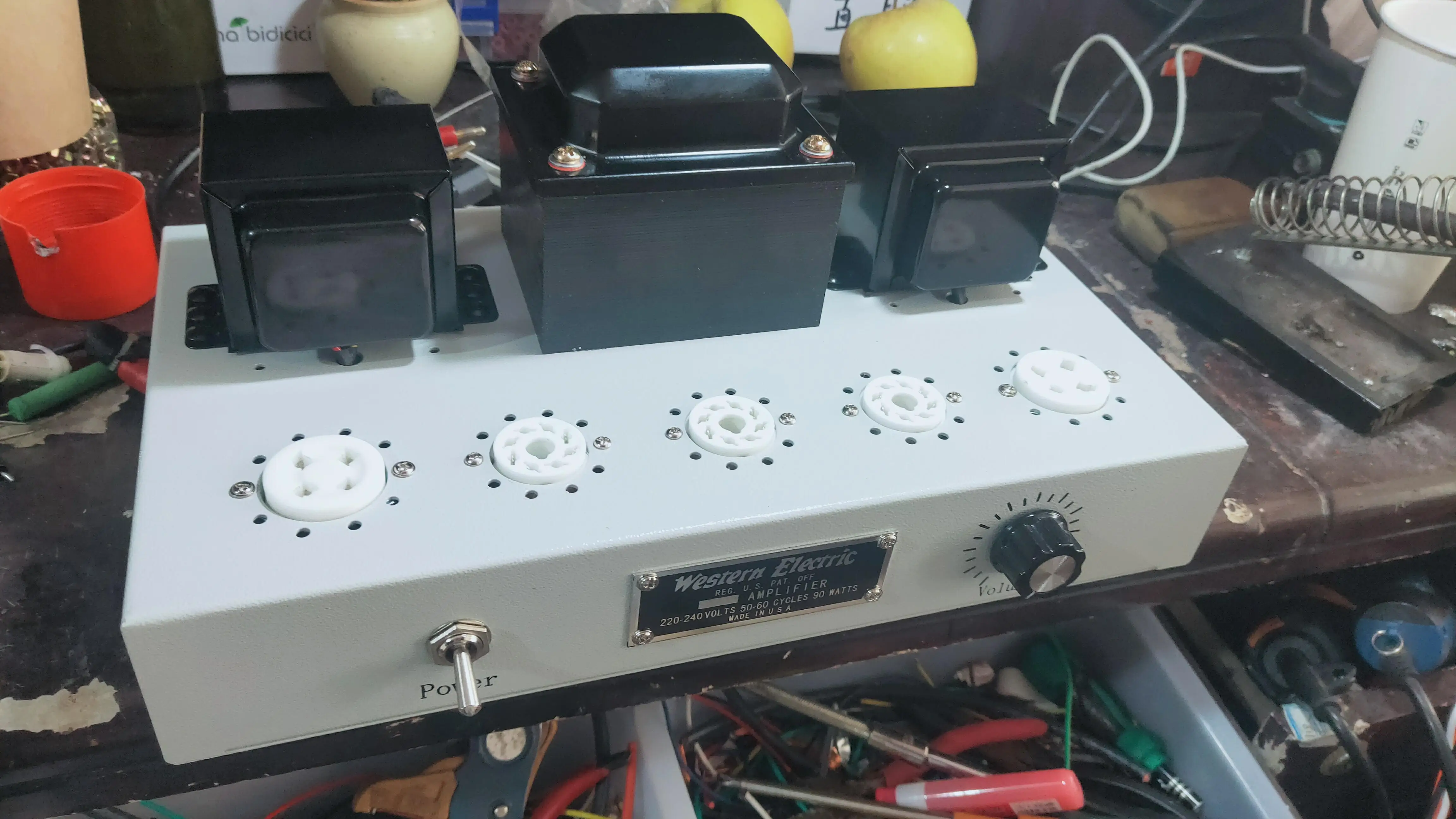 

Handmade 6SN7 & 5U4G 8W*2 Tube Amplifier 300B Class A Single-Ended Hi-Fi Audio Amp for Bookshelf/Floor Speakers