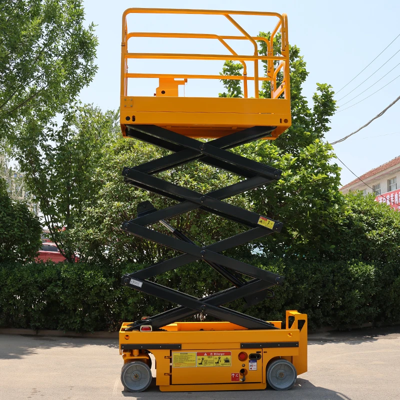 Factory Latest 320KG 10m 12m 14m Automotive Portable Mid Rise Mini Self-propelled Hydraulic Platform Table Scissor Lift