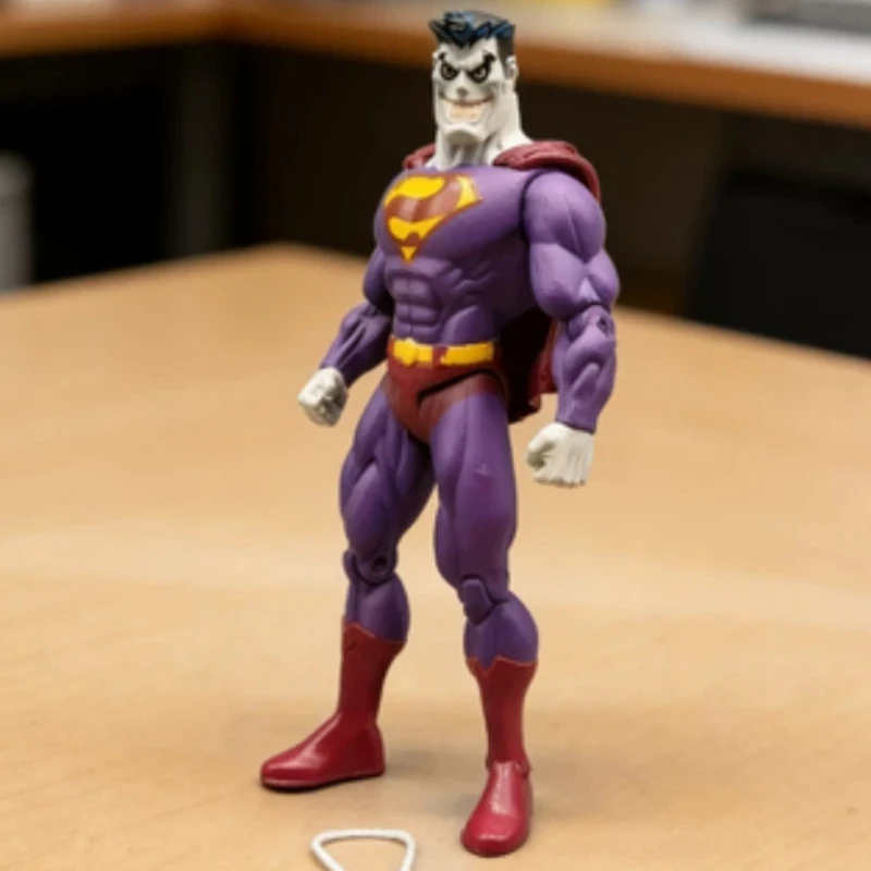 Anime-Figur Super Man 18cm Attraktive Actionfigur Persönliches Cartoon-Spielzeugmodell Kreatives Tischdekoration-Ornament Jungen-Urlaubsgeschenke