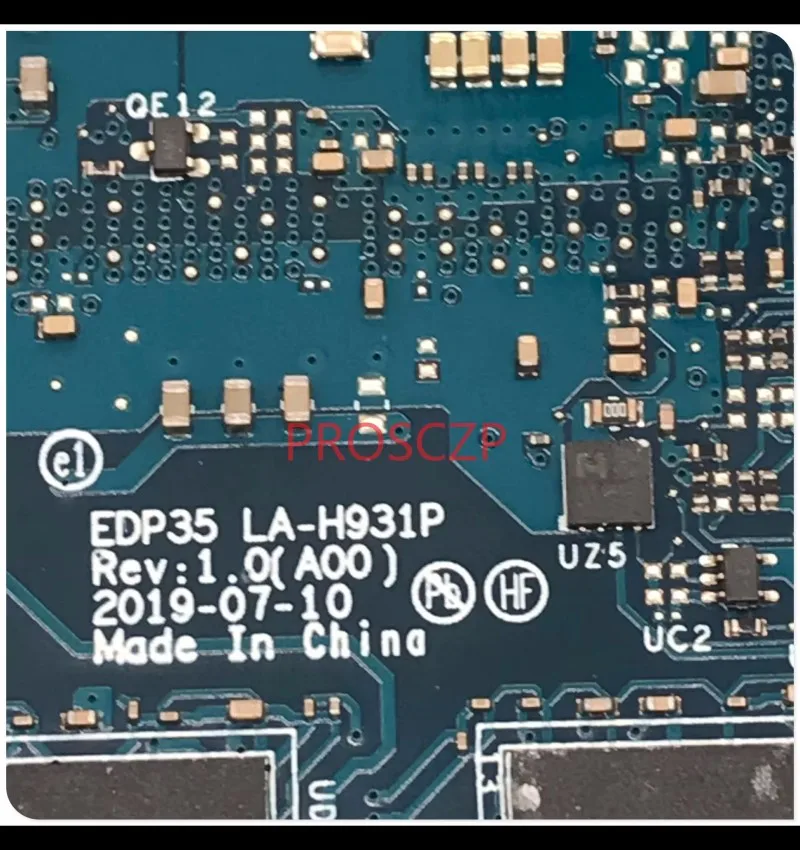 CN-068V0G 068v 0G 68V 0G Moederbord Voor Dell Xps 13 7390 Laptop Moederbord LA-H931P Met Srgp2 I7-10710U Cpu 100% Volledig Getest Goed