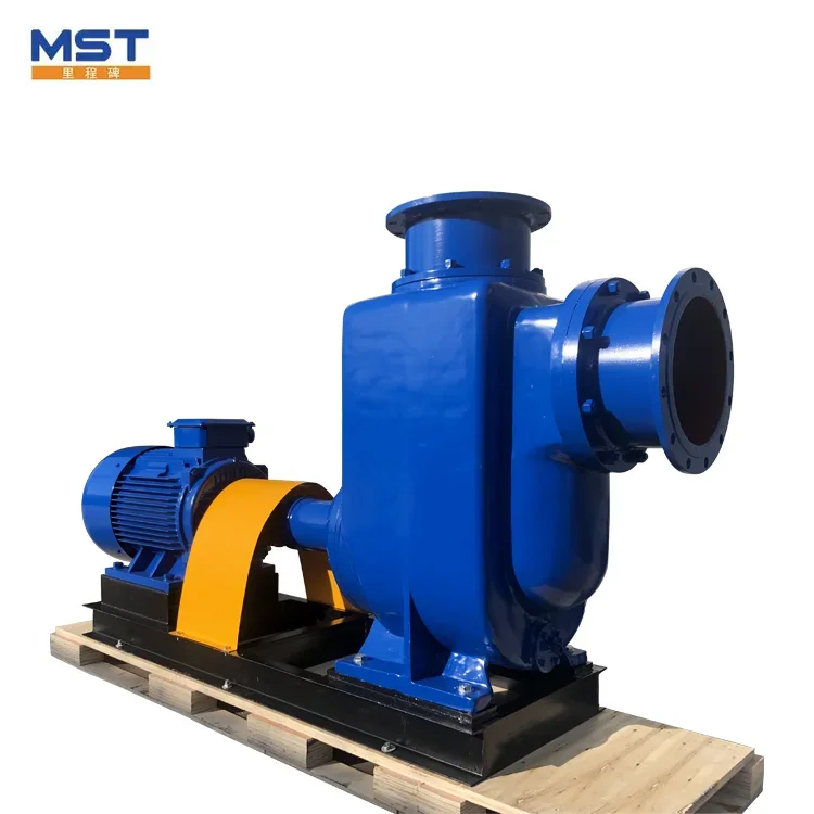 Self-priming Diesel Water Pump 6inch With Trailer For Sewage Rain