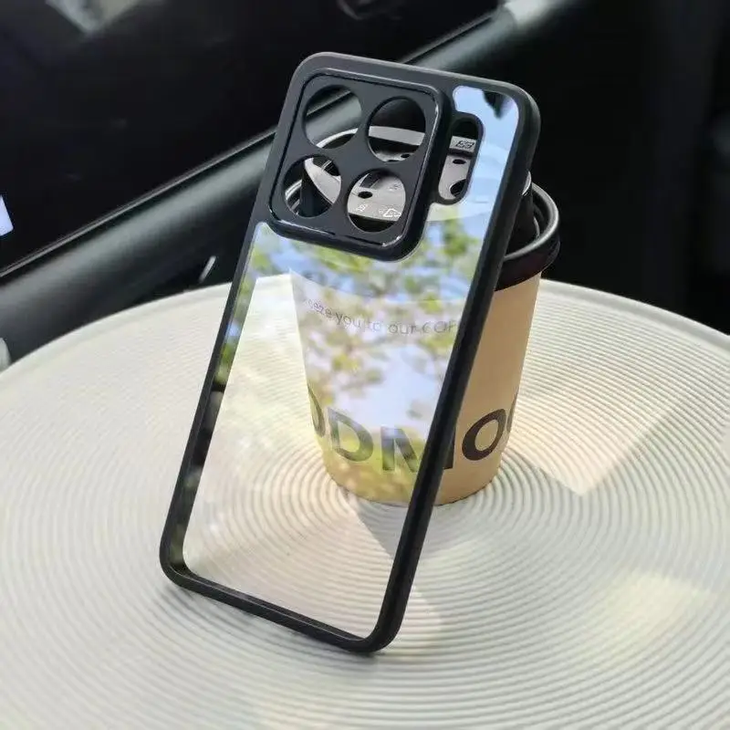 

Case For Xiaomi 15T Pro 14T Simple Transparent Magnetic Acrylic Skin-friendly Cover For MI 15 14 T Pro Shockproof Bumper Funda