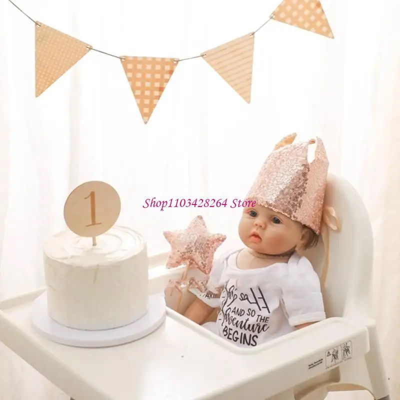

Kids Headband Sparkling Wand Child Headwear Star Wans Safe & Fun Party Supplies Party Decorations for Kids Birthdays G2TD