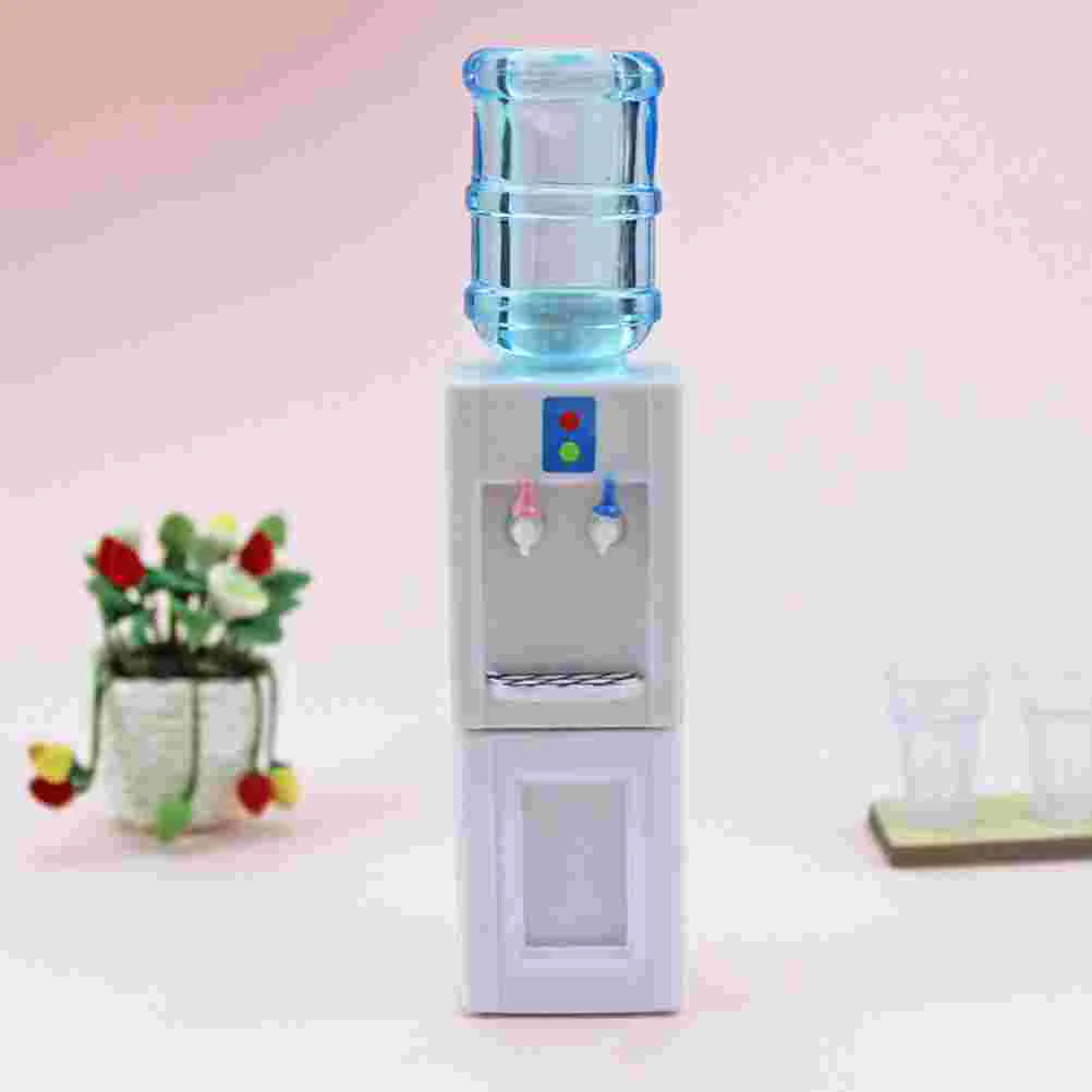 Cute Water Dispenser Mini Model Decor Tiny House Small Tool Adornment Abs Ornament