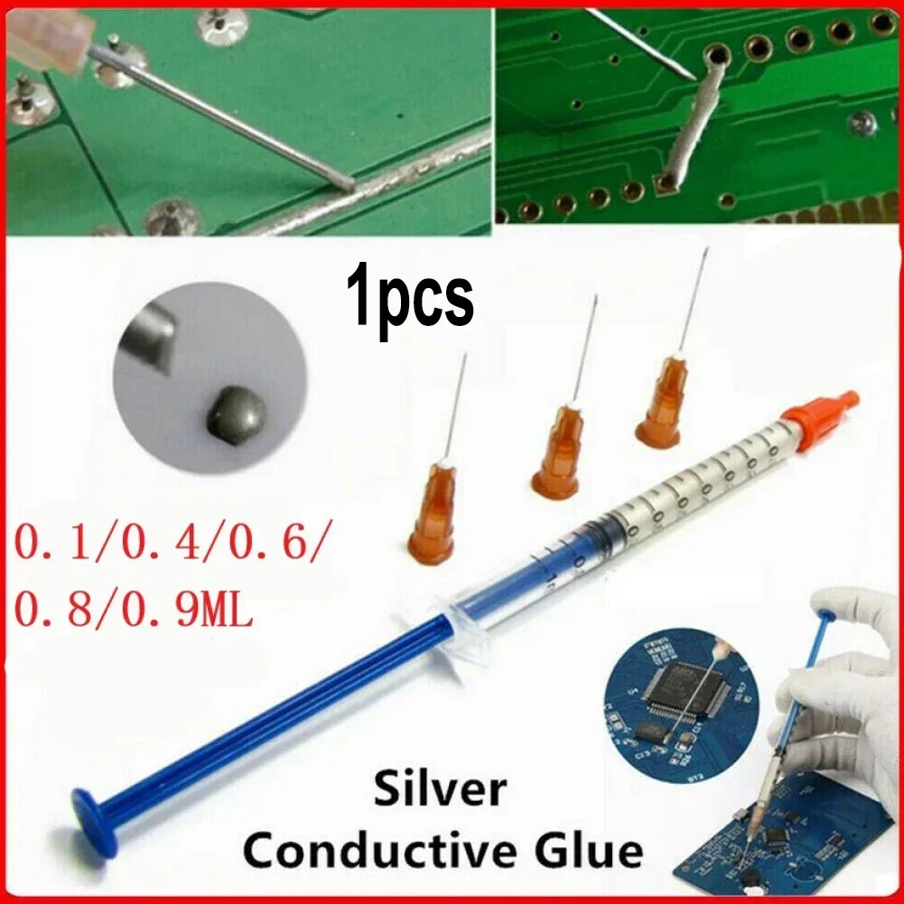 

Durable High Quality Conductive-Glue Wire Silver Low Resistance PCB Paste Glue Replacement 0.1/0.4/0.6/0.8/0.9ML