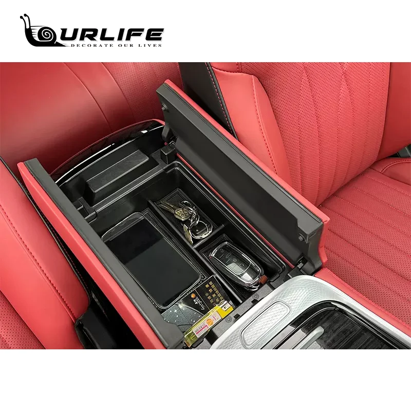 For Chery EXEED RX 2023 2024 Car Styling Center Console Organizer Storage Interior Armrest Storage Box Auto Accessories