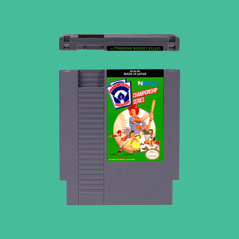 Little League Baseball - Serie Championship - Cartuccia di gioco a 72 pin per console per videogiochi NES a 8 bit