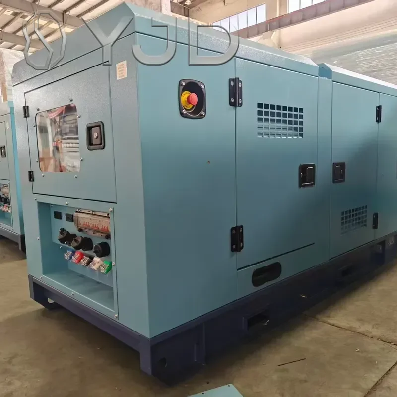 Diesel Generator Set 25kW 45kW | US Standard Plugs Individual Circuit Breakers Waterproof Design
