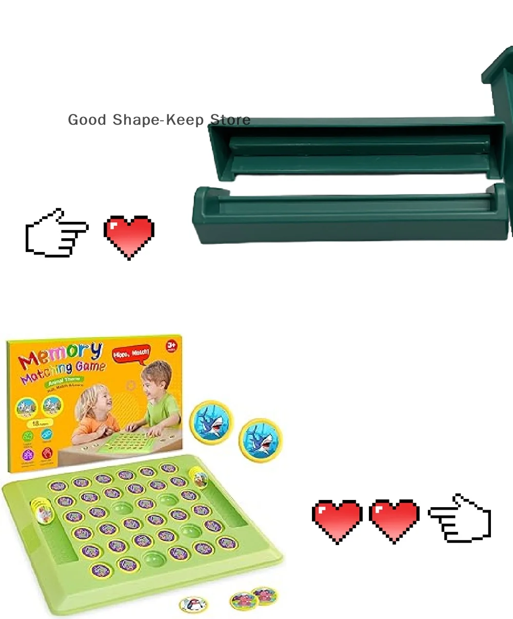 Flip Chess Memory Chess Game Desktop Toy 36 Memory Cards Brain Teaser Strategy Family Game For Kindergarten 4 5 6 Years Old