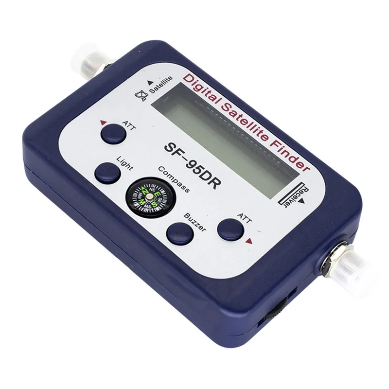 1 peça SF-95DR medidor de sinal de satélite digital localizador de satélite 950-2150mhz azul mini display lcd digital satfinder