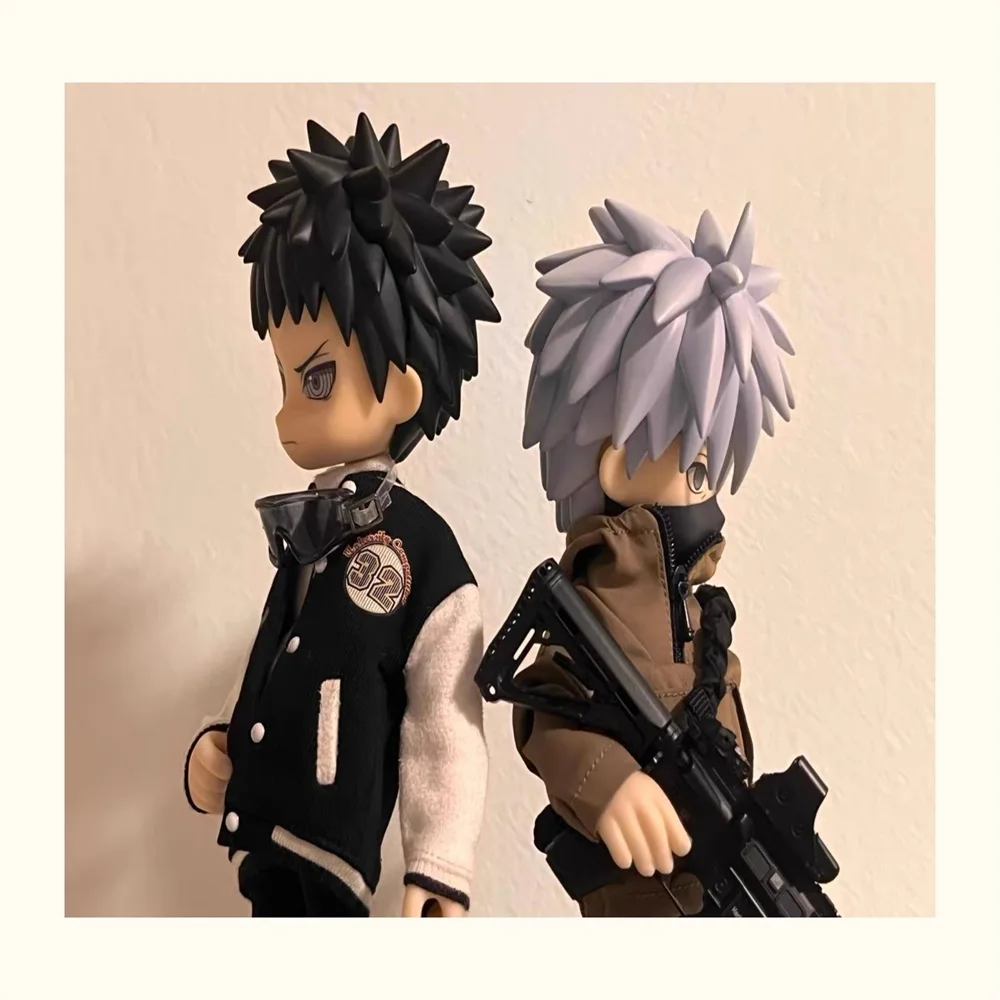 

In Stock 12 Points Classic Style Round Neck Printed Baseball Jacket With Half Zipper Submachine Jacket Fit Bjd OB11 Body