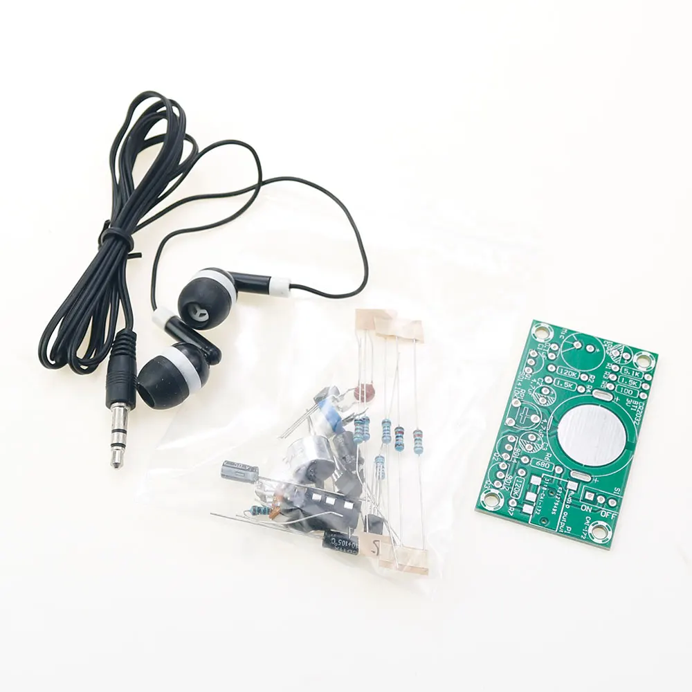 1Set DIY Hearing Aid Electronic Kit Audio Amplification Practice Teaching Competition Electronic 3V Amplifier Set DIY Accessorie