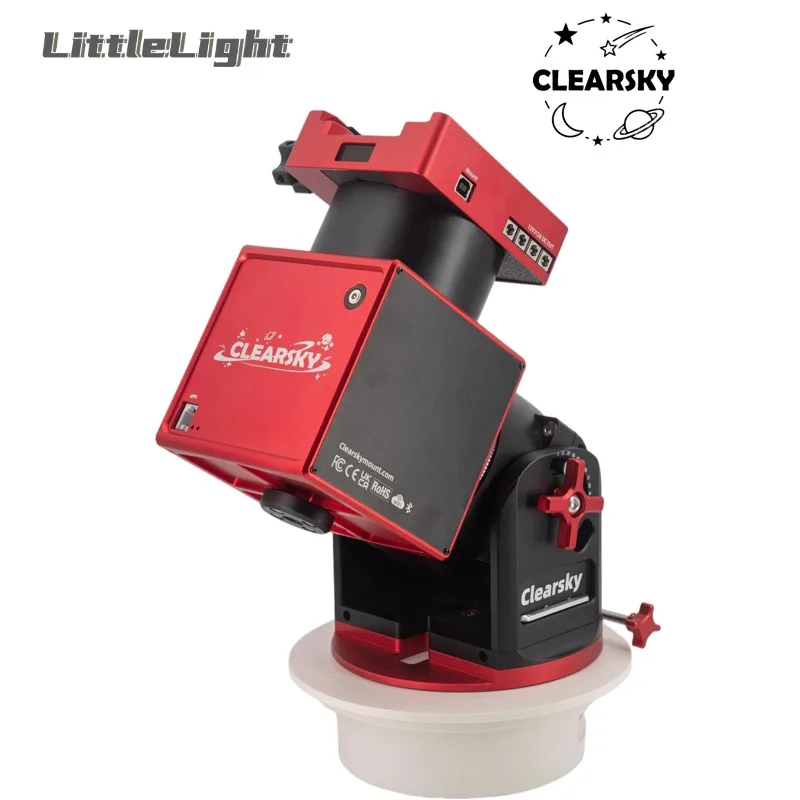 

Clearsky ST-25 Harmonic Equatorial Mount With Hub-Dovetail Groove for Astronomical Telescope Compatible with Theodolite Mode
