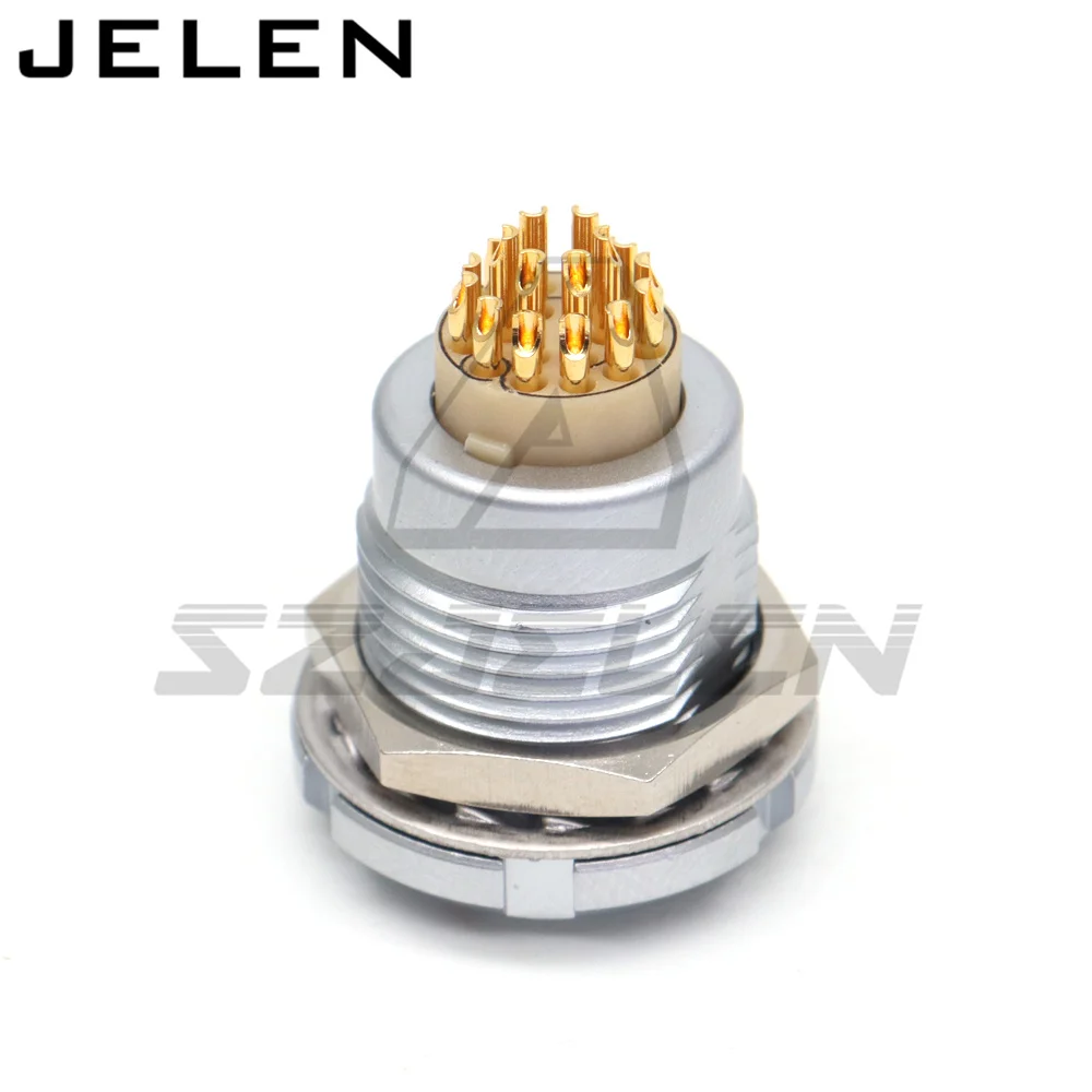 FGG ECG 2B 318  Aviation Plug Socket Male Female Connector M15 Panel Mounted, Testing instrument camera data cable male and fema