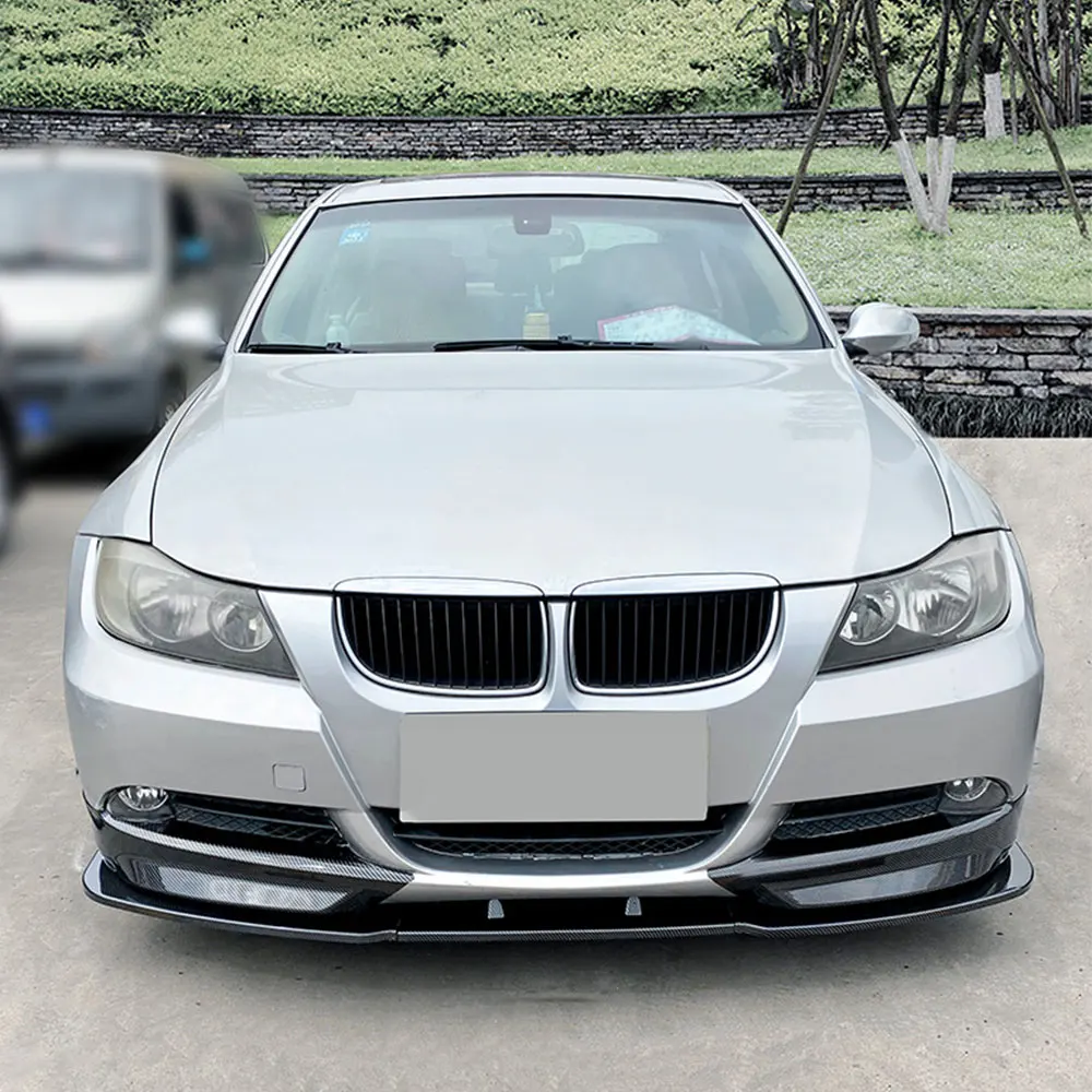For BMW 3 Series E90 E91 Early 320i 325i 2005-2008 Front Corner Front Shovel Front Lip Retrofit ABS Automotive AccessoriesBumper