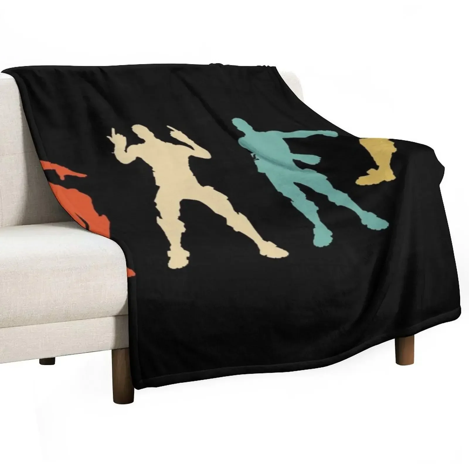 Battle Royale Victory Dance Cool Justice Dance Throw Blanket Sofa Quilt Hairy Blankets