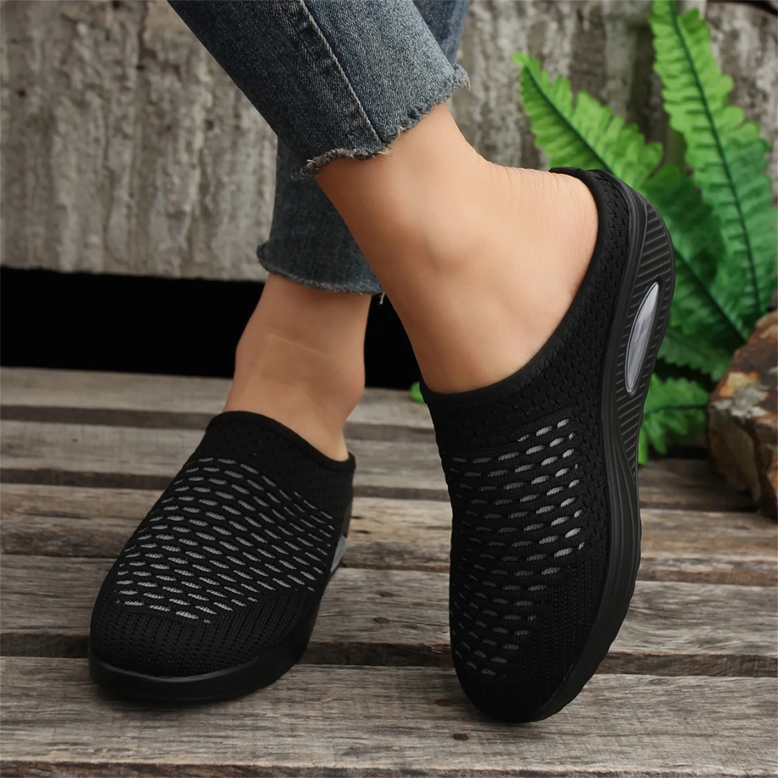 Women Wedge Casual Shoes Premium Slippers Vintage Anti-slip Casual Female Platform Retro Shoes Plus Size Orthopedic Sandals