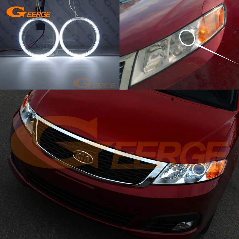 

For Kia Magentis Lotze Optima Mg Facelift 2009 2010 Excellent Ultra Bright Ccfl Angel Eyes Halo Rings Kit Light Car Accessories