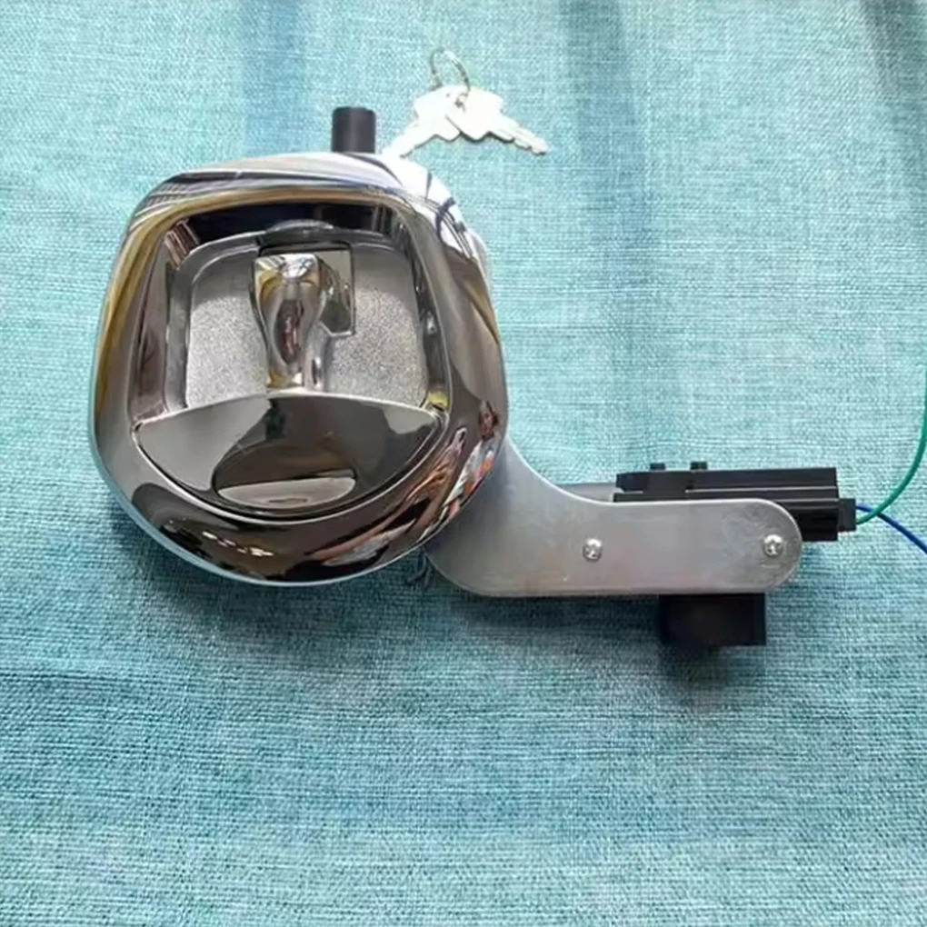 12V Power Operated Recessed Folding T Lock Door Lock Lock T Lock Handle Drop T Whale Tail view 4