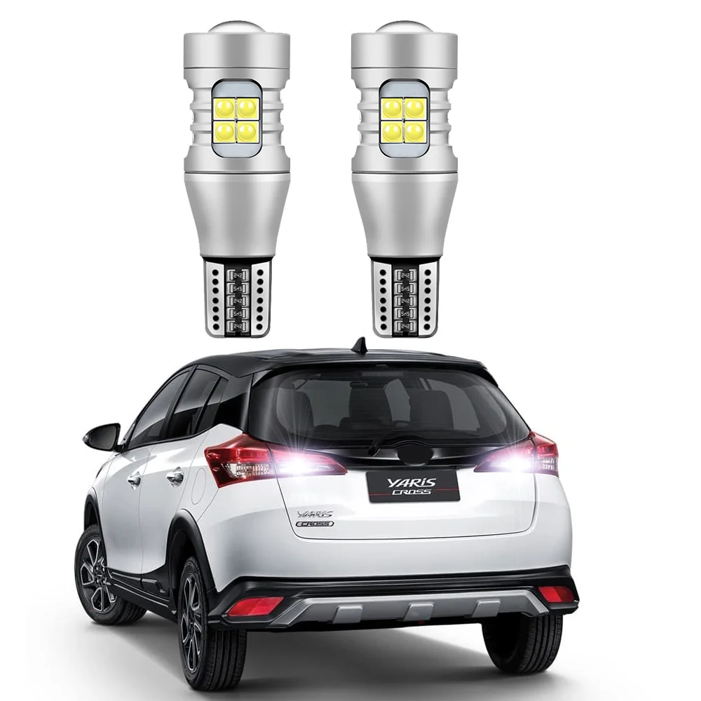 

2pcs LED Backup For Toyota Yaris Cross 2020 2021 2022 2023 Canbus Reversing Lights T15 W16W