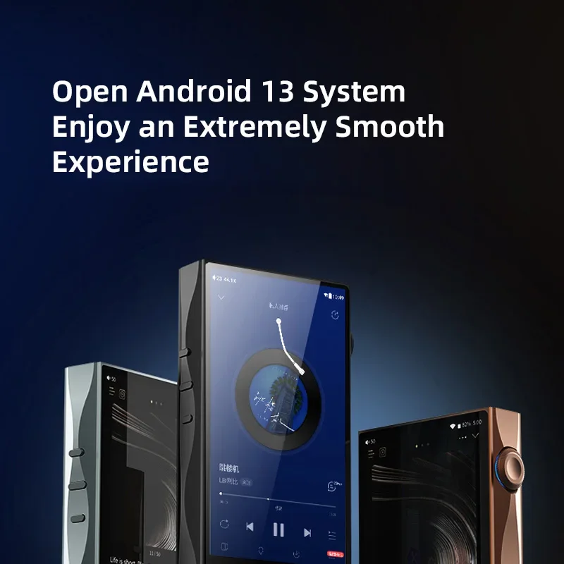 샨링 M3 Plus CS43198*4 휴대용 음악 플레이어, 업그레이드된 안드로이드 13 시스템 및 새로운 인체공학적 알루미늄 바디 디자인으로 선보이는 사전 예약