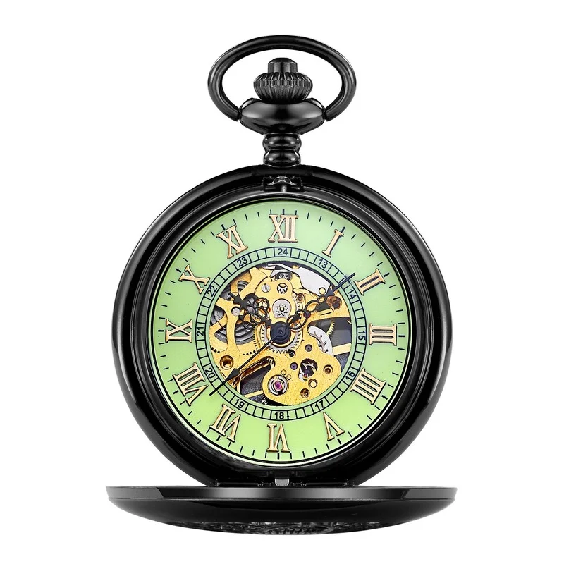 New Anime Action Figure Date A Live Tokisaki Kurumi Mechanical Pocket Watch Unisex Students Cosplay Waterproof Wristwatch Gift