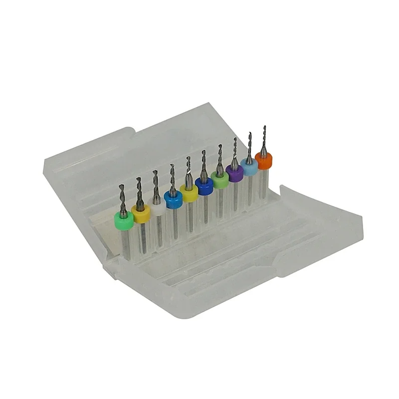 10PCS Pack LY CNC Fräser PCB Bohrer Werkzeug Kit Hartmetall Metall Fräser 3D CNC Gravur Holz Router Werkzeuge