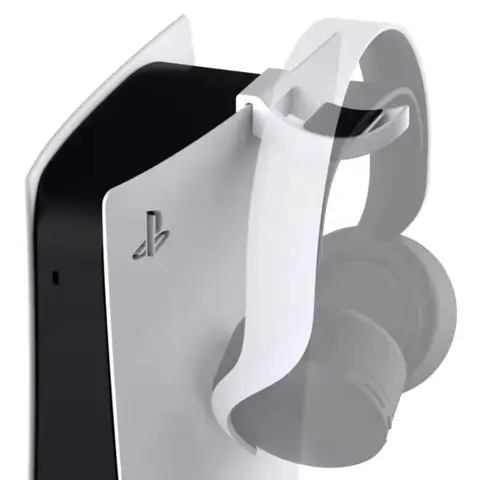 Bilashmart 1PCS Mini Expansion Bracket Headphone Stand Mount for PS5 Playstation 5 Gaming Headset Hanger Holder Headphones Hook Accessories