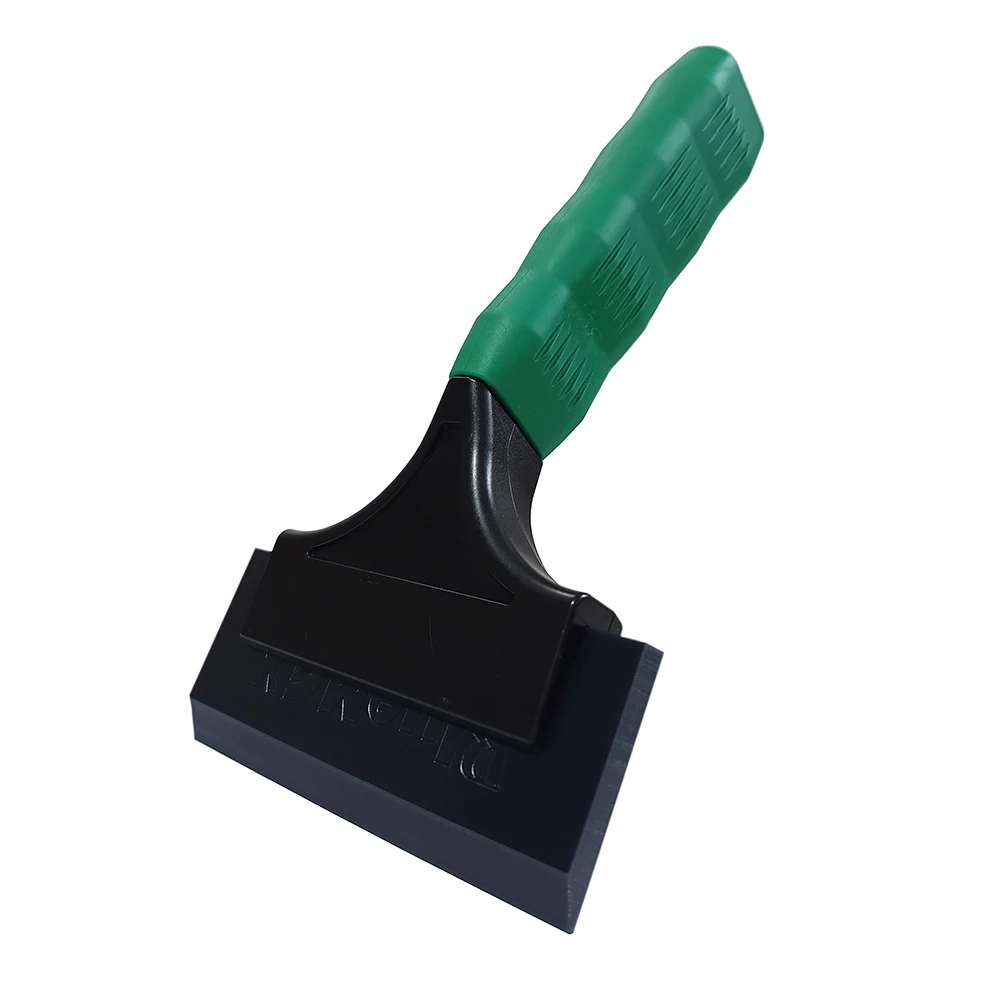 Wear-Resistant Rubber Strip Scraper Squeegee for Solar Film Glass Wash Ice Breaker Car Styling Silicone Wiper Tool with Rib Desi
