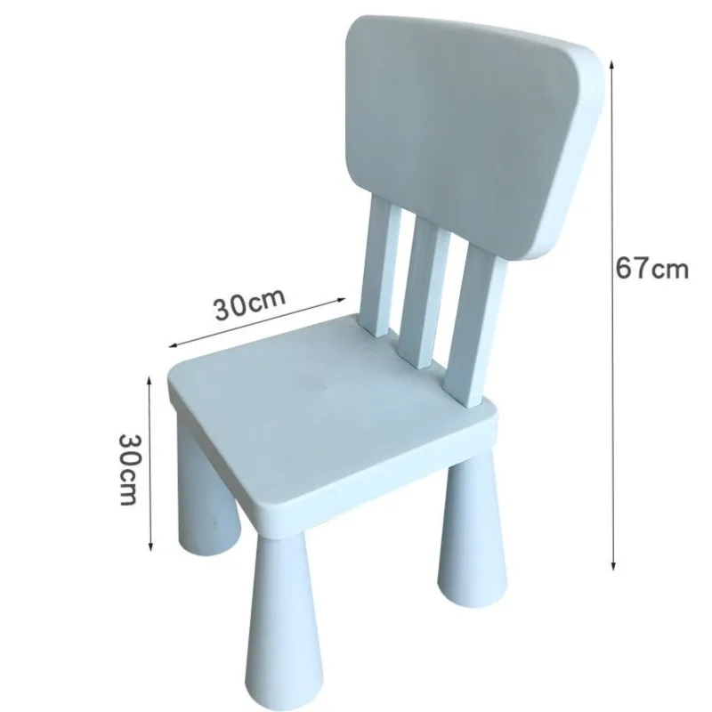 Children\'s School Study Desks Chairs Plastic Chairs Backrest Kindergarten Living Room Chairs Chaise Salle a Manger Dining Chairs