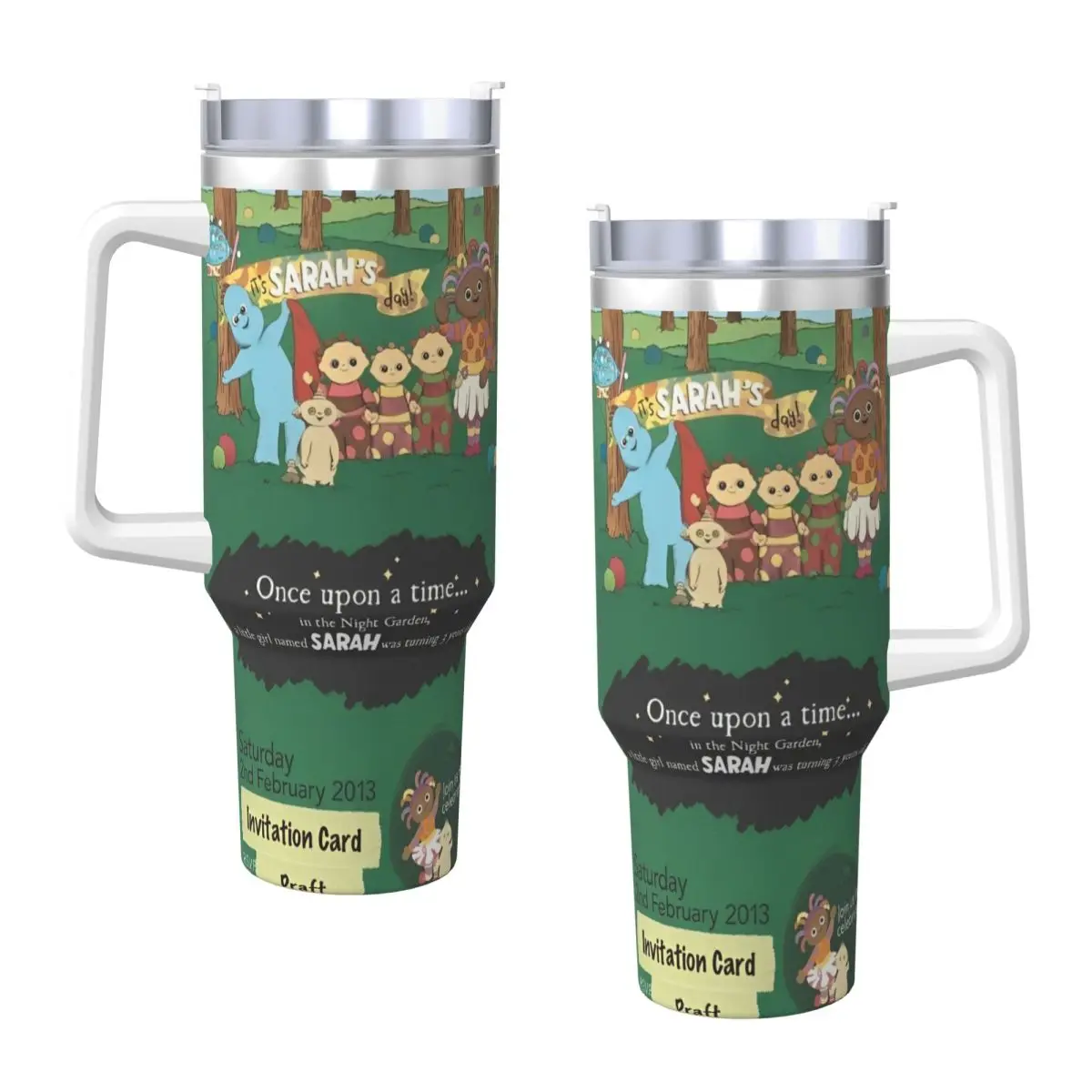 

Stainless Steel Tumbler Makka Pakka In The Night Garden Coffee Mug Keep Heat Cold and Hot Car Mug Travelist Printed Water Bottle