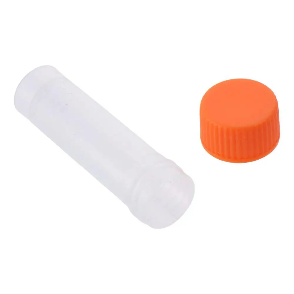 5ML 플라스틱 시험관 눈금 표시 및 나사형 뚜껑 실리콘 개스킷 포함 실험실용 5ML 직경