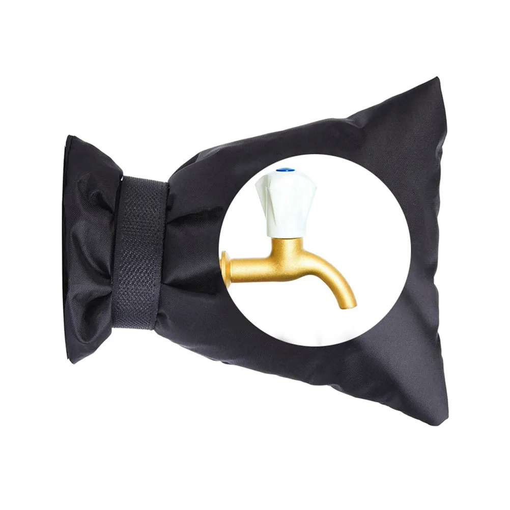 

Комплект из 2 черных зимних утепленных чехлов для уличных кранов с защитой от замерзания, легко устанавливаемые, для водопроводных кранов