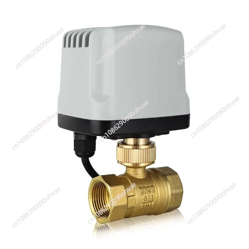 High-quality Brass Ball Valve Dn15 Dn20 Dn25 2-way Electric Ball Valve And Supporting Electric Actuator