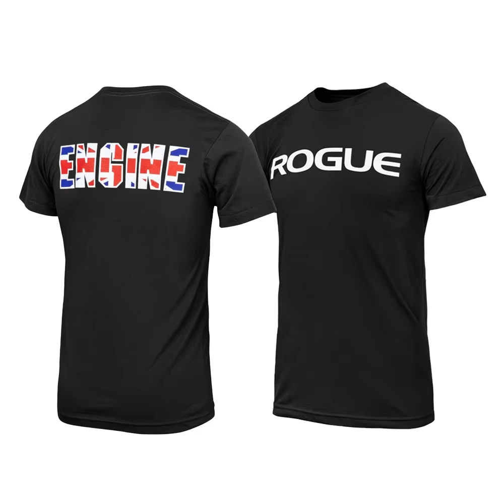 Camiseta de manga corta Rogue para hombres y mujeres, gran oferta, ropa deportiva de calle americana, camiseta de manga corta de moda informal 2025