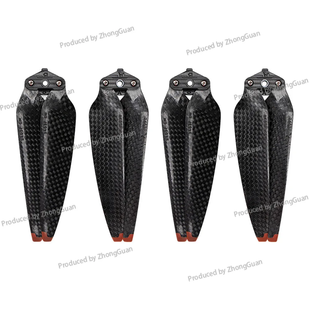 Carbon Fiber Blades Suitable for DJI Air 3 Carbon Blades Silent Folding Quick Dismantling Propeller Drone Accessories