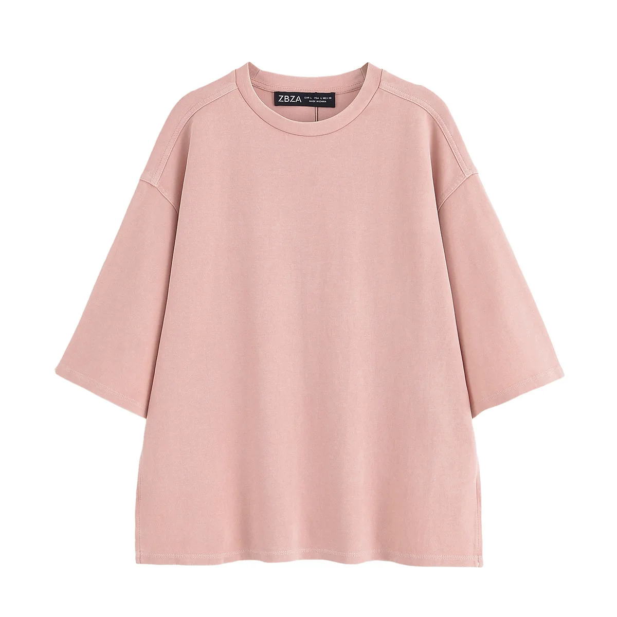Summer New Women's Fashion Crew Neck T-shirt Casual Trousers