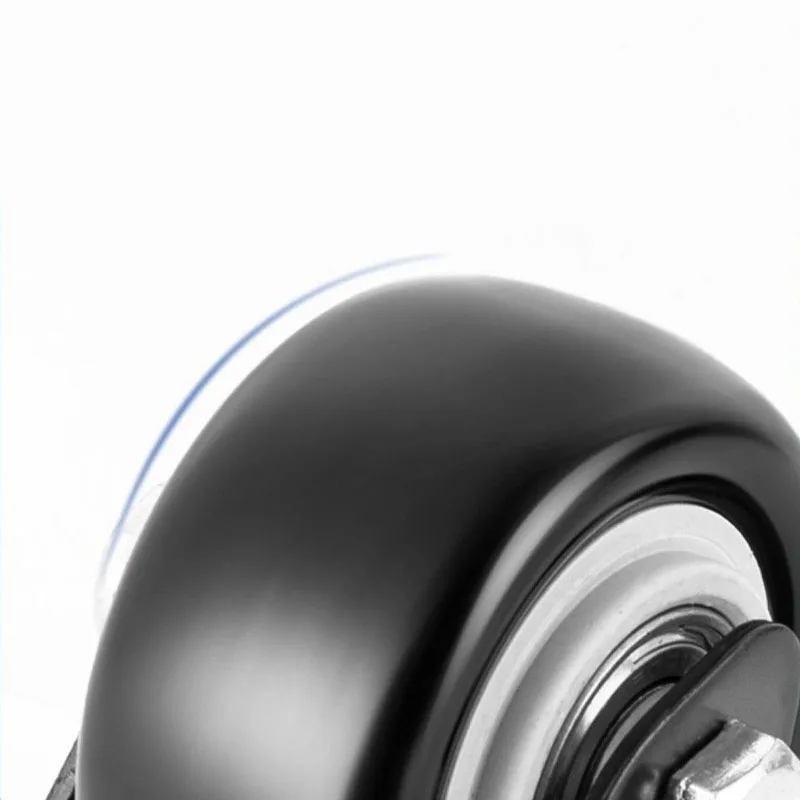 1.5-inch casters, a set of 4 black industrial heavy-duty casters with brakes, locking casters for furniture and work carts