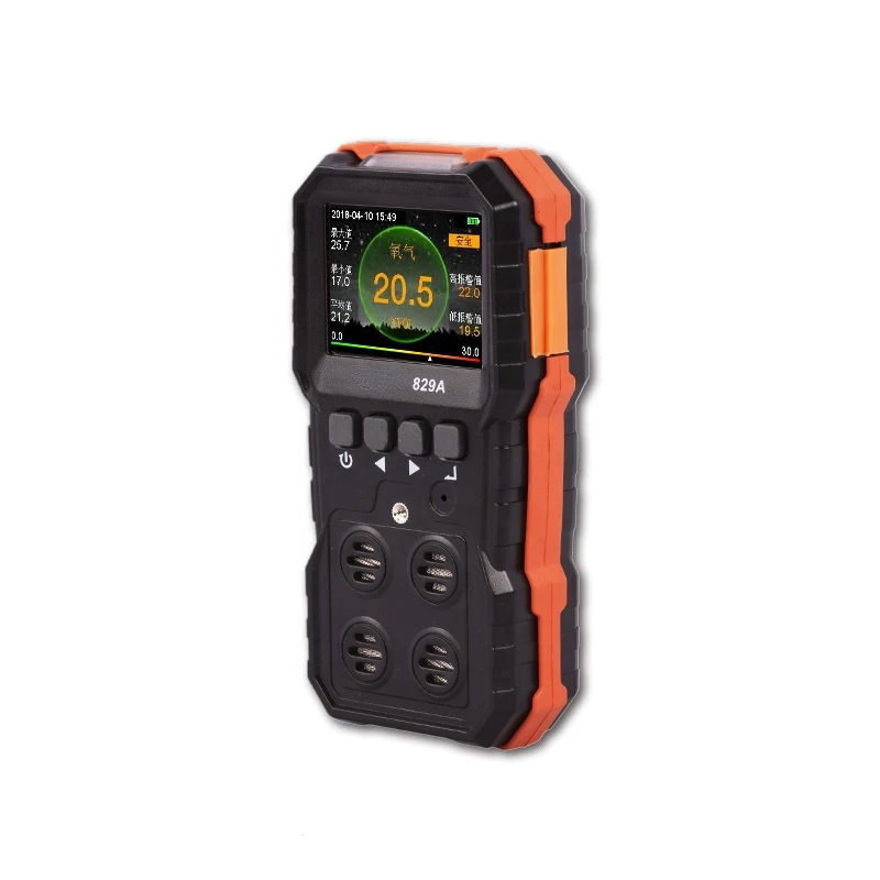 DECCA 829A Multi Compound 4 Gas  Combustible (LEL)  (O2) Hydrogen Sulfide (H2S) Carbon Monoxide (CO)Gas Detector